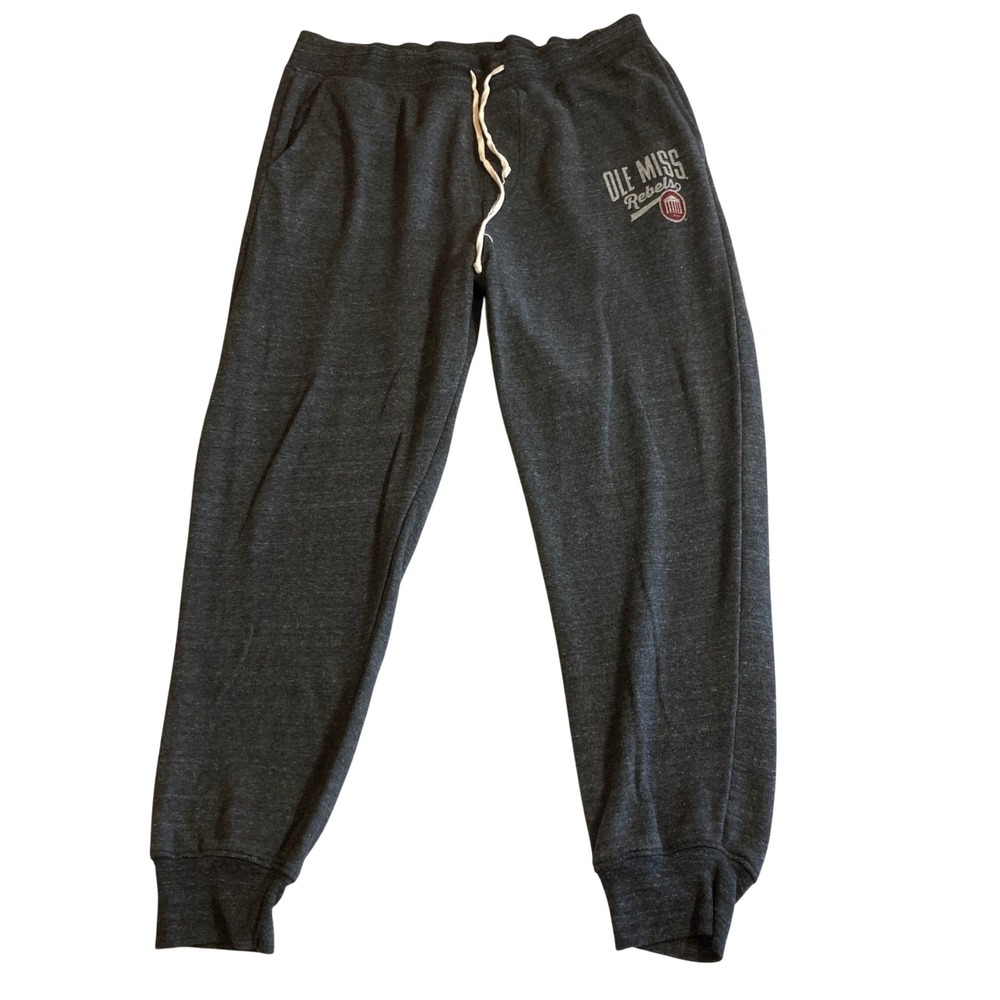 Alternative Ole Miss Rebels Joggers Mens 2XL‎ Charcoal Gray Sweatpants 09881F2